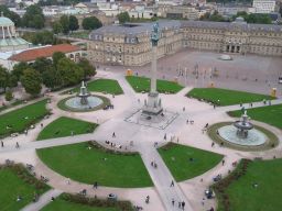 Schlossplatz Luftbild